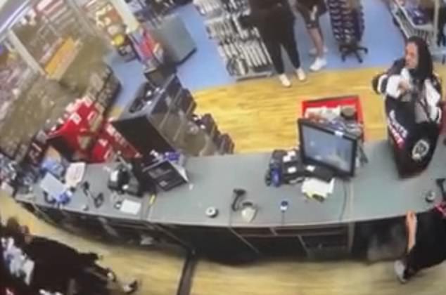 Houghton was also captured on camera at a Sports Direct shop purchasing items using the stolen credit card