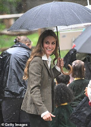 The Princess dealt with a classic British downpour
