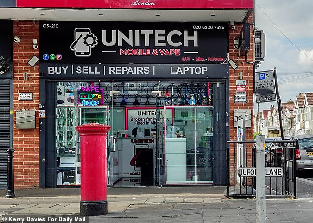A shop worker at Unitech appeared cautious upon seeing that the iPhone had been reported as stolen. He encouraged our reporter to return the device to the owner, or call the police. Ultimately, however, he said he would pay £10 for the device...