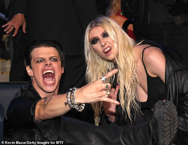 Yungblud mingled with Taylor