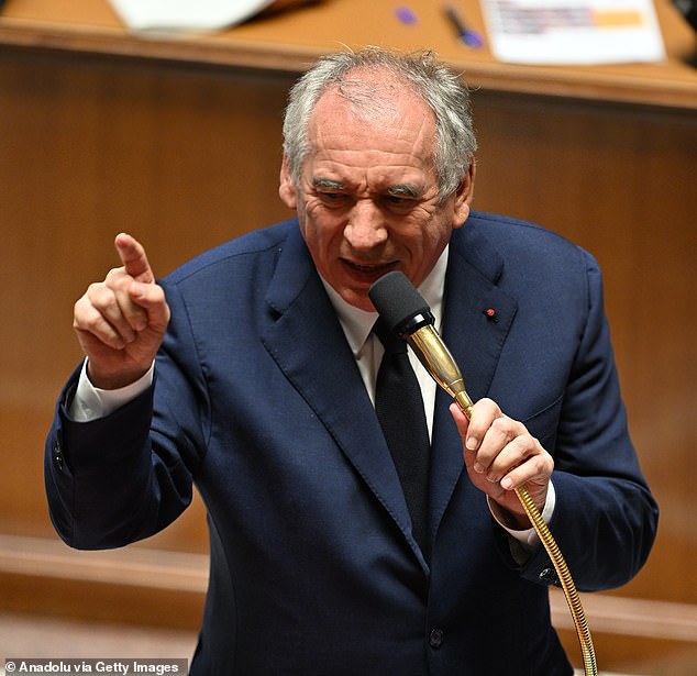 Francois Bayrou delivers his general policy statement during an extraordinary parliamentary session ahead of a confidence vote on the government's austerity budget