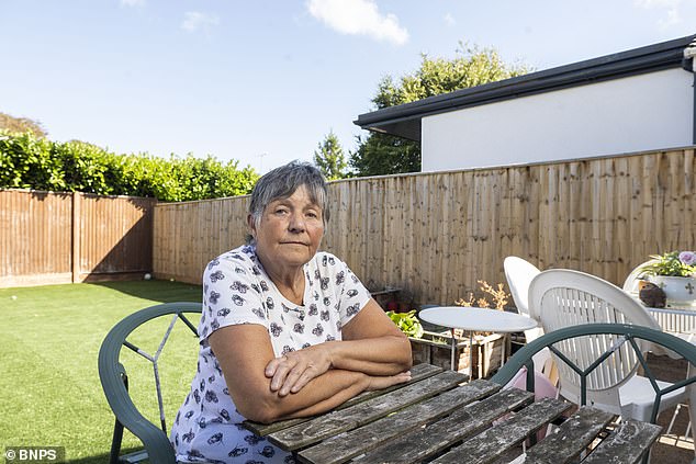 Ms Field, pictured in her garden, said the property will soon be going on the market