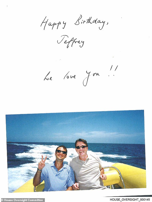 Page 10: the final page of the letter, a happy snap of Mandelson with a friend, believed to be his long-term partner Reinaldo Avila da Silva