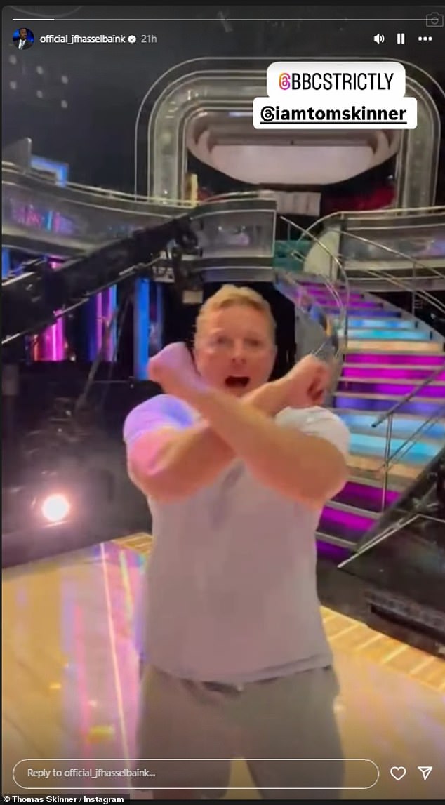 'Me and my partner were in hysterics. The crew and the contestants are brilliant, such good people,' Thomas added