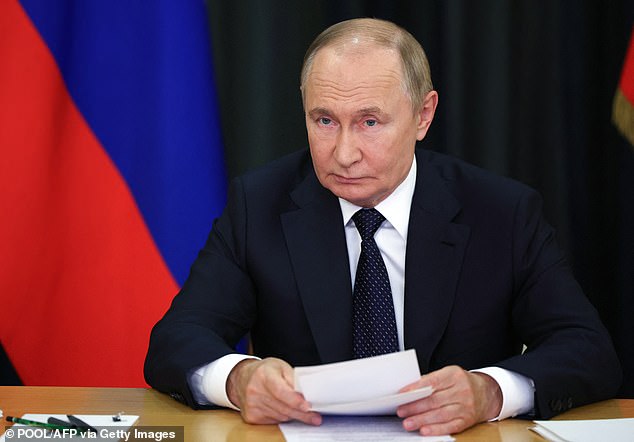 Russia's President Vladimir Putin, pictured on September 8, is yet to speak out