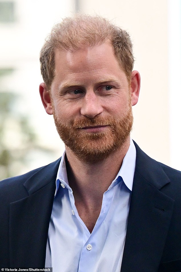 The Duke of Sussex at the Centre for Injury Studies in White City, West London, this afternoon