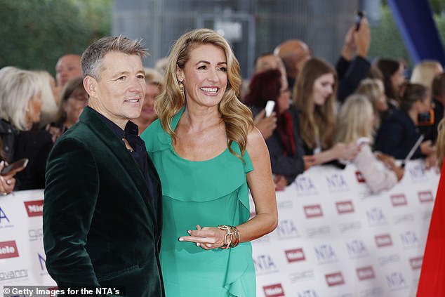 Cat was pictured with her This Morning co-host Ben Shephard as they coordinated their outfits for the National Television Awards