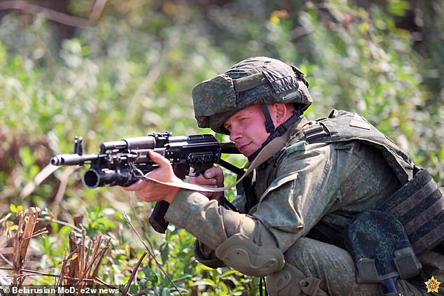 Ukraine's permanent representative to the UN Andriy Melnyk warned if Putin's escalation is not halted, 'tomorrow it could be drones or even missiles falling on Berlin, Paris, or London'. Pictured: Zapad-2025 war games