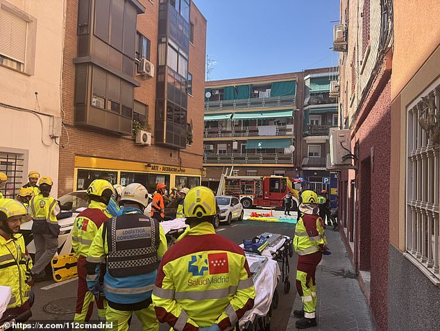 Of those hit by the blast, three have critical injuries and another two potentially serious wounds, emergency services said