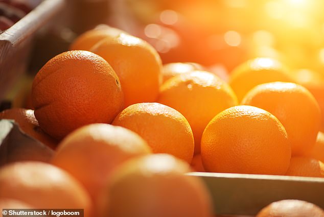 In the middle were melons, pears and apples, with grapes and oranges coming in at two and three out of ten