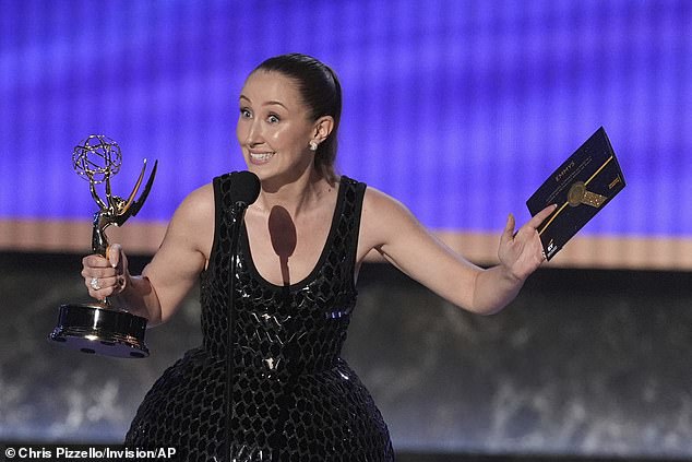 The 33-year-old actress won over Ruth Negga: Presumed Innocent, Deirdre O’Connell: The Penguin, Chloë Sevigny: Monsters: The Lyle and Erik Menendez Story, Jenny Slate: Dying for Sex, and Christine Tremarco: Adolescence