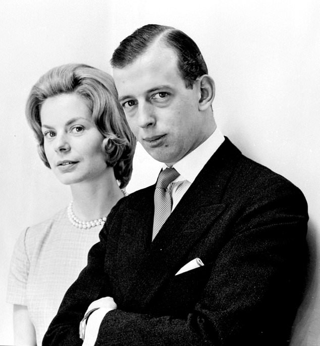 The Duke of Kent and Katharine Worsley after their engagement in 1961