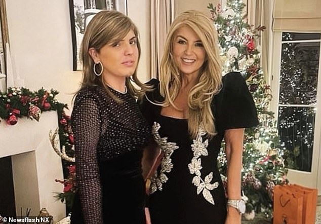 Pictured: Marissa with her mother Bessy. The heiress had recently beaten breast cancer