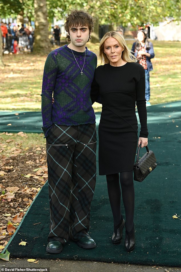 'I think for a few years, I put way too much pressure on them. So watching them leave home was tough,' she said (pictured with Lennon in 2023)