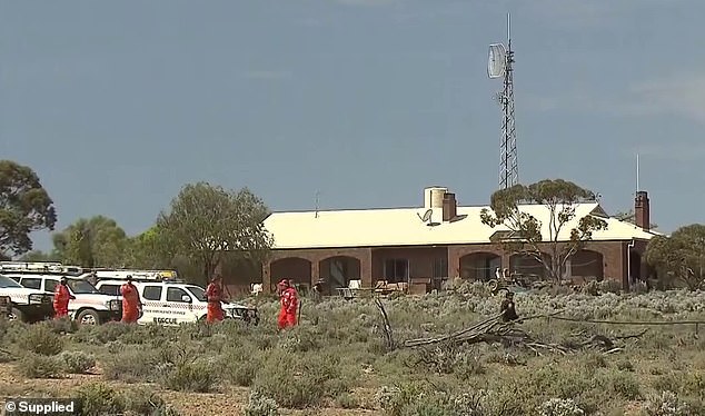 A large number of volunteers have assisted SA Police in searching for Gus (pictured)