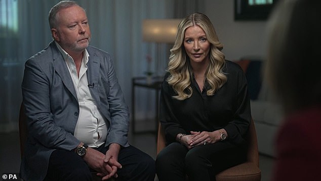 Baroness Michelle Mone and her husband Doug Barrowman appear on the BBC