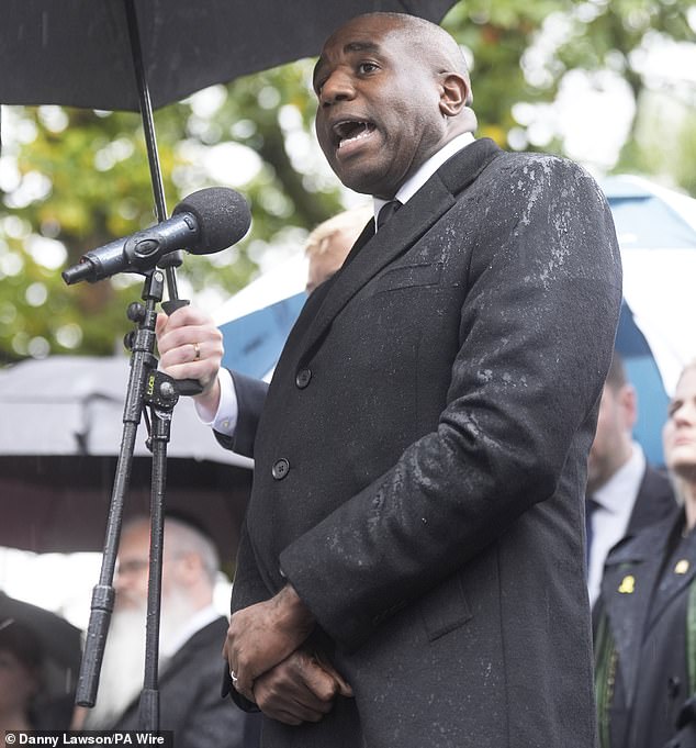 David Lammy was booed and heckled on Friday as he spoke at a vigil for the Manchester terror attack victims