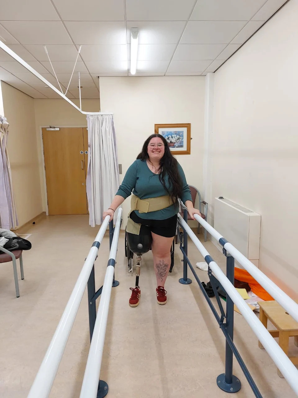 Ms Fay said it took a long time to get used to walking using a prosthetic leg (Collect/PA Real Life)