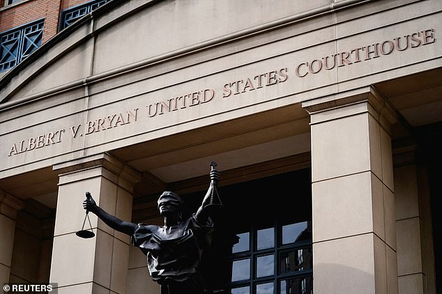 A view of the U.S. District Court on the day former FBI Director James Comey is expected to attend his arraignment on charges of making false statements and obstruction relating to his Senate Judiciary Committee testimony on September 30, 2020, in Alexandria, Virginia, U.S., October 8, 2025. REUTERS/Nathan Howard