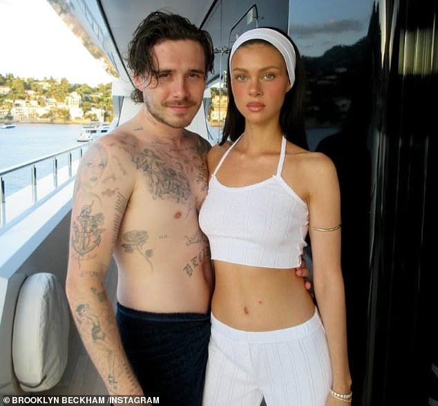 However, Brooklyn was thousands of miles away in Beverly Hills with his wife, Nicola Peltz