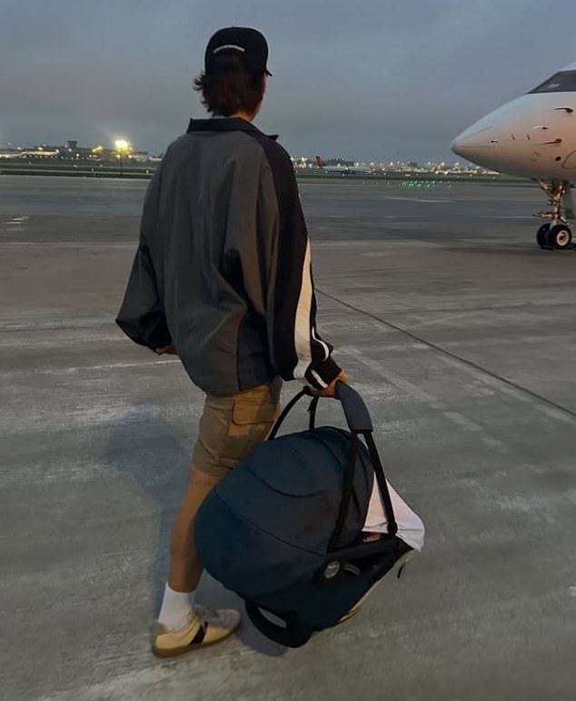 Earlier this year Brown shared a single image of her baby girl in a carrier being held by Bongiovi. They were on the tarmac heading to a private jet
