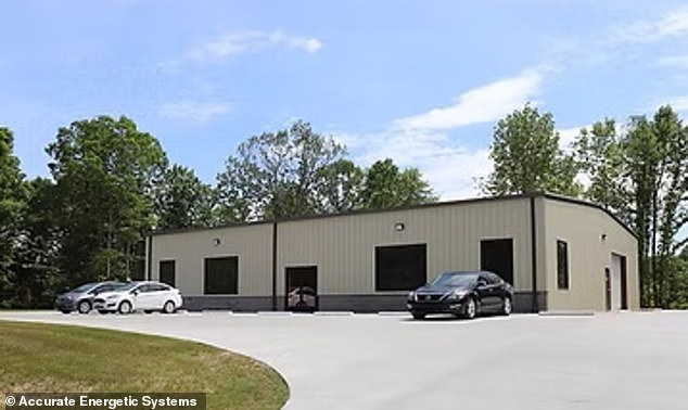 The Accurate Energetic Systems facility, which sits on 1,300 acres, is comprised of eight production buildings and a quality control lab