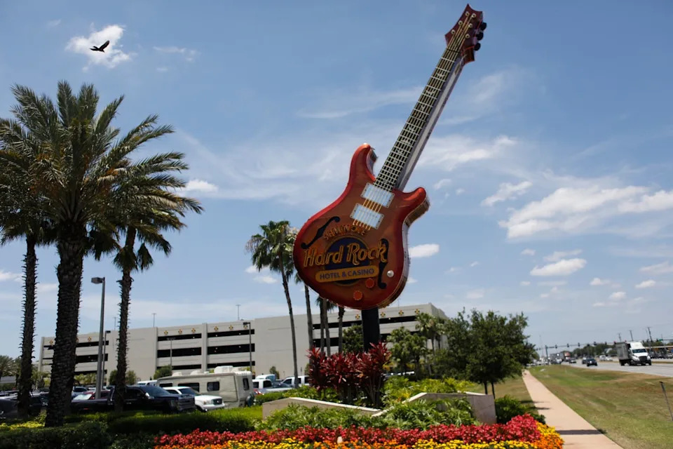 The bet was placed on a Jade Wind machine at the Seminole Hard Rock Hotel & Casino in Tampa (Octavio Jones/Getty Images)