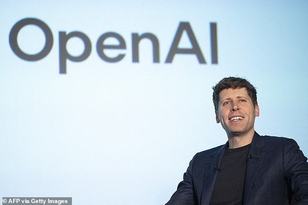 Sam Altman (pictured), CEO of ChatGPT creator OpenAI, has argued that AI will surpass humanity by 2027-2028 at the earliest