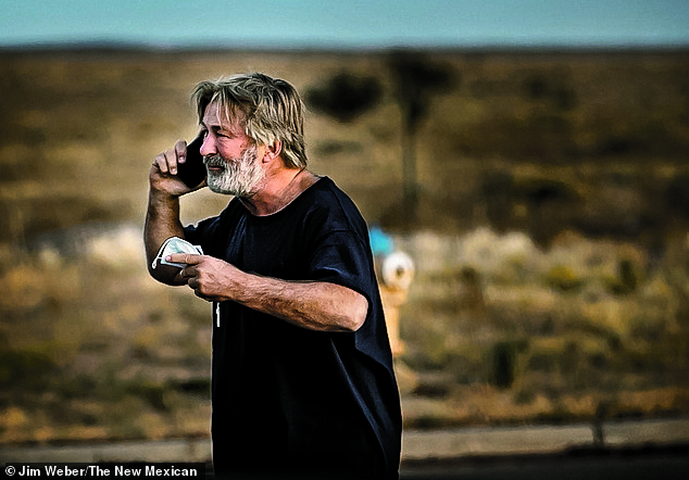In October 2021, while filming the Western movie Rust in New Mexico , Baldwin was holding a prop revolver that went off and killed cinematographer Halyna Hutchins