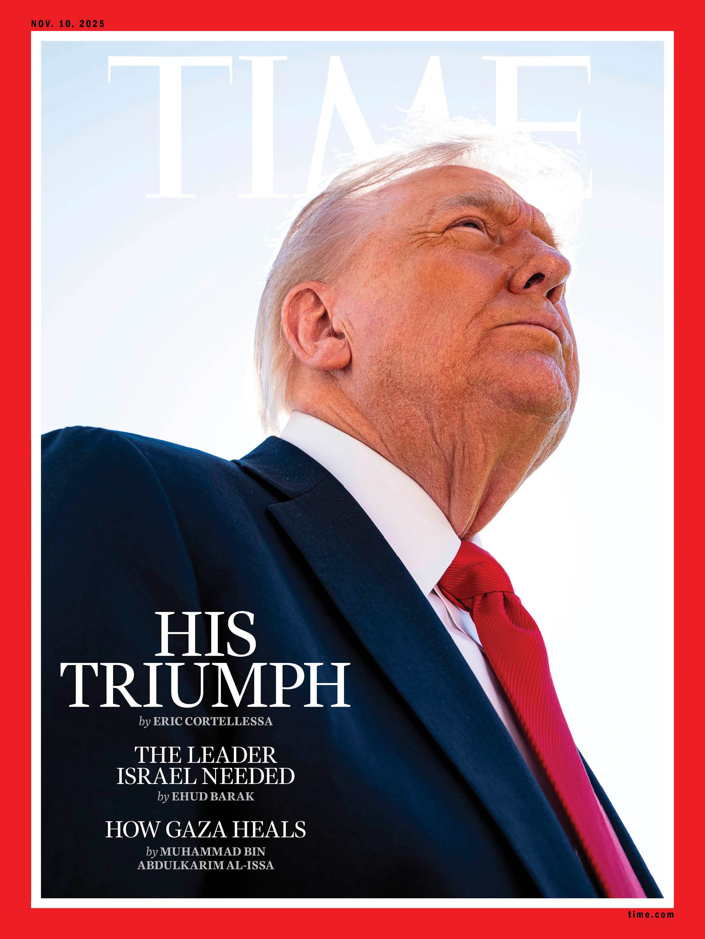 US President Donald Trump appreciated the piece on him but raised an objection with the cover image.(Source: X/Time Magazine) US President Donald Trump appreciated the piece on him but raised an objection with the cover image.(Source: X/Time Magazine)