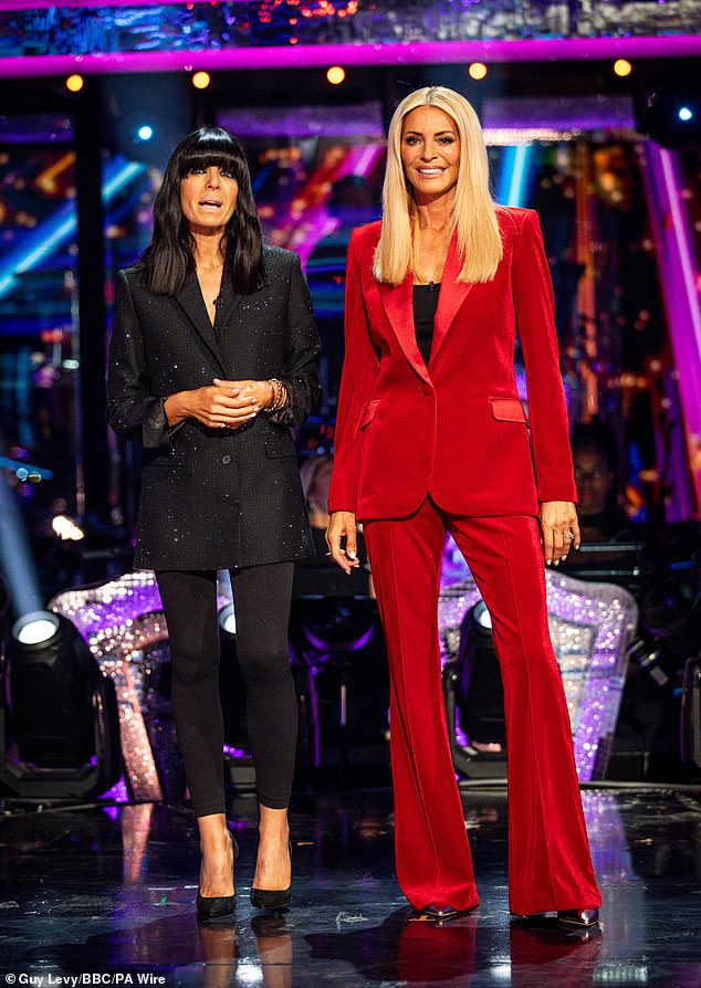 She co-hosts Strictly Come Dancing with Tess Daly every Saturday and Sunday until Christmas