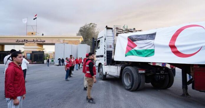 Aid trucks roll into Gaza as Israel-Hamas ceasefire takes hold Aid trucks roll into Gaza as Israel-Hamas ceasefire takes hold - National