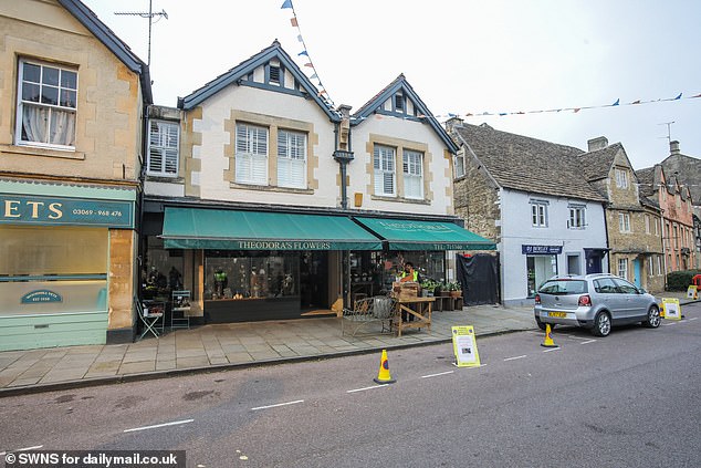 The high street was closed to traffic as the huge starry cast took over