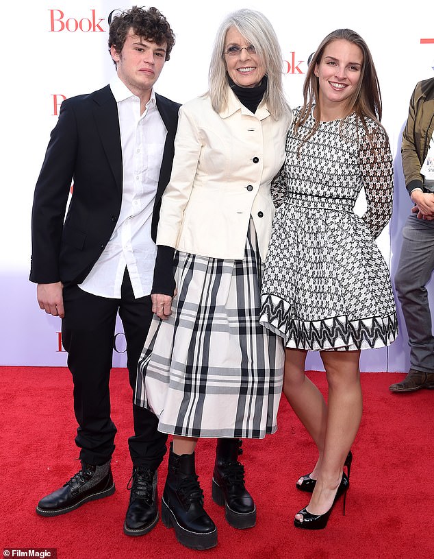'The Keaton family are very grateful for the extraordinary messages of love and support they have received these past few days on behalf of their beloved Diane, who passed away from pneumonia on October 11,' her loved ones expressed; seen with kids Duke and Dexter in 2018