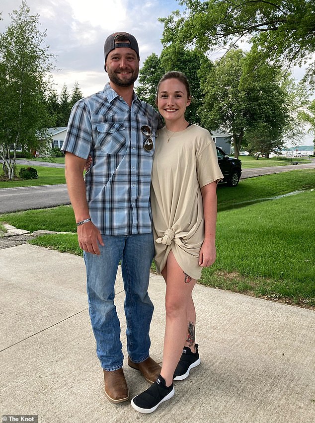 According to a wedding page on The Knot, Rachel and Brandon were middle school sweethearts who met when Rachel was 12