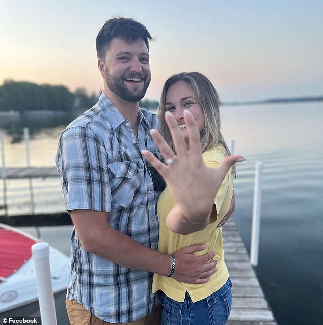 The couple were days away from celebrating their first wedding anniversary