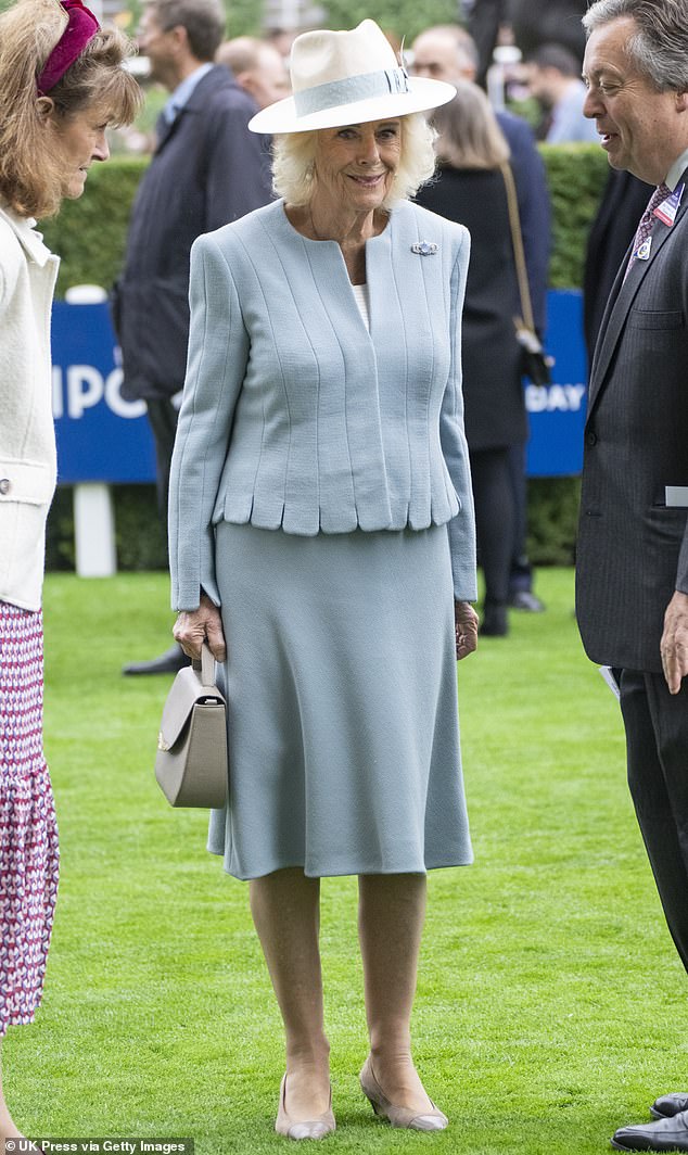 The queen, 78, looked graceful as she enjoyed a day at the races in Berkshire