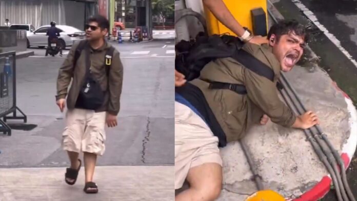 Video: Indian man arrested in Bangkok after waving pistol-shaped lighter Video: Indian man arrested in Bangkok after waving pistol-shaped lighter at pedestrians