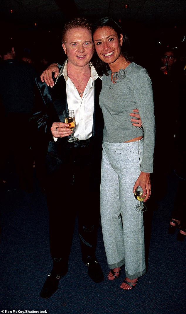 The singer, pictured at a party with Mel Sykes in 1999, did admit to living a playboy lifestyle when his career was at its peak, which involved 'a lot of' alcohol and drugs