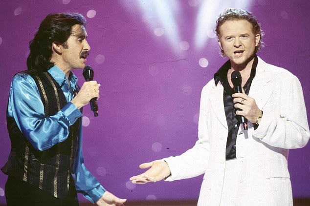 Mick is no stranger to holding a grudge, as he brutally cut off his pal Steve Coogan after he made a tongue-in-cheek dig at him (the pair are pictured in 1997)