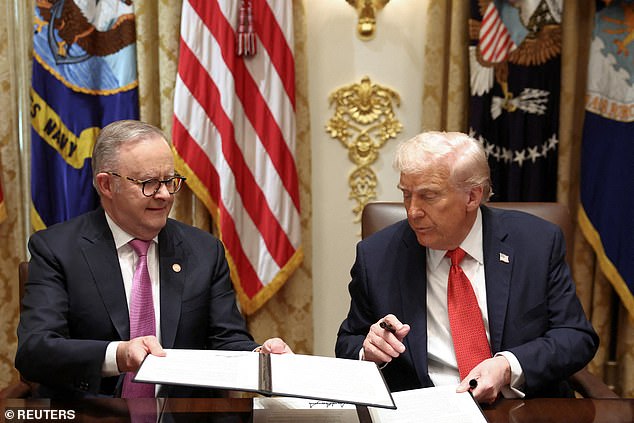 Albanese and Trump sign an agreement on rare earth and critical minerals