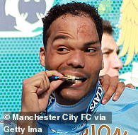 Title-winner Joleon Lescott is free-scoring for the Vets team