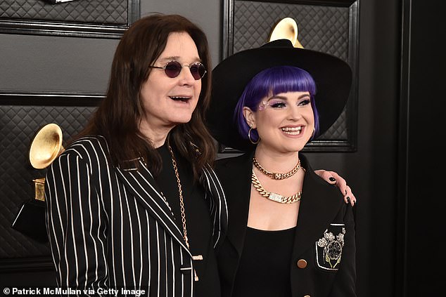 Choking back tears, Kelly told the audience that Ozzy was happier to be awarded a star on Birmingham's Walk of Stars than on the Hollywood Walk of Fame (Seen together in 2020)