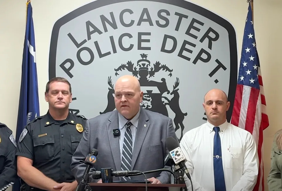 Lancaster Police Chief Don Roper described the case as ‘heartbreaking’ during a recent news conference about the case (Lancaster PD)