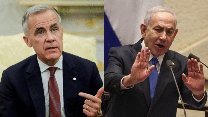 Canada PM Carney says will arrest Netanyahu if he enters country, Israel responds