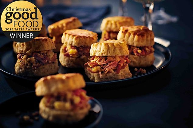 Mini scones as a canapé might be an unusual idea, but Aldi's cheese and ham scones scored top marks