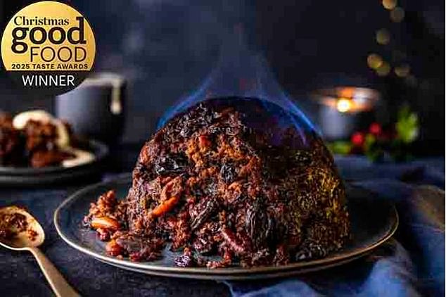 The iconic Christmas pudding, which brightens up a dark December evening with its flames, is best bought from M&S, according to Good Food