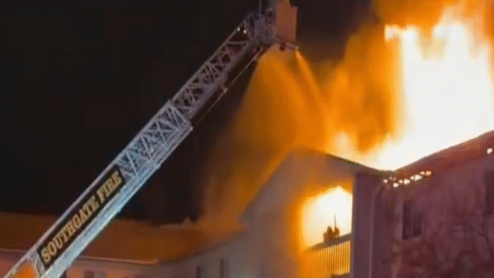 American House Southgate fire: Massive blaze at senior assistance center, American House Southgate fire: Massive blaze at senior assistance center, occupants inside; videos show blaze