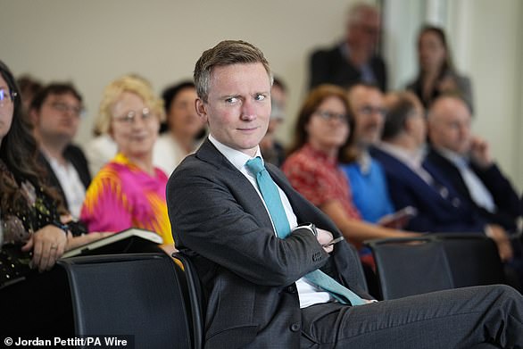 Bell (pictured) is effectively writing the Budget for Reeves and has been tipped as a future Chancellor