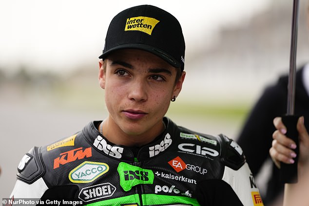 While Rueda is 'awake and alert', the condition of Swiss rider Noah Dettwiler remains unknown